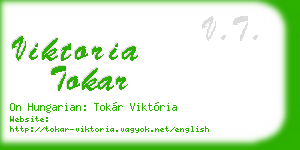viktoria tokar business card